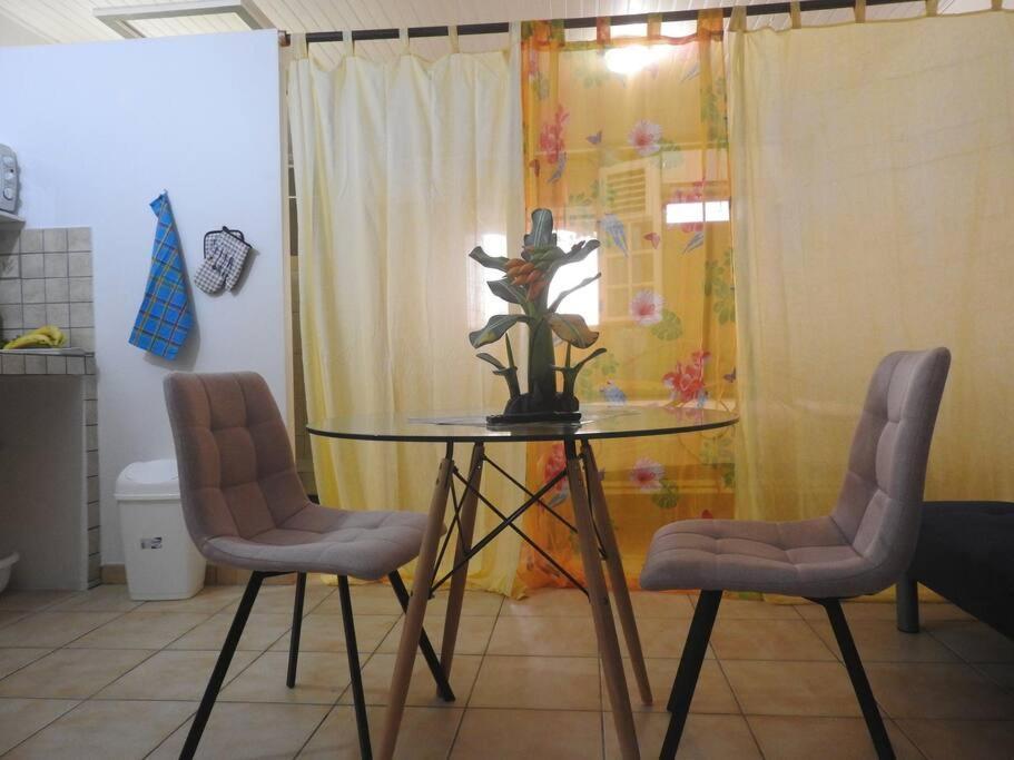 Studio Hibiscus-Ch Vue Sur Mer,Plage,Clim Les Anses-d'Arlets Eksteriør bilde